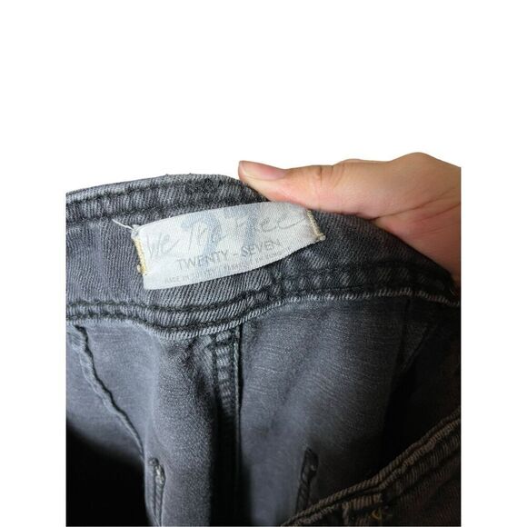 We The Free High Rise Wide Leg Black Jean Size‎ 27 - Picture 7 of 8